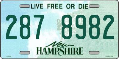 NH license plate 2878982