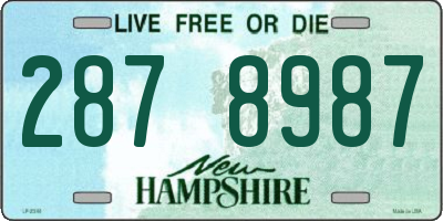 NH license plate 2878987