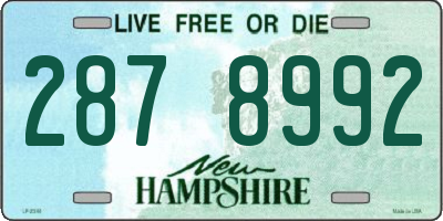 NH license plate 2878992