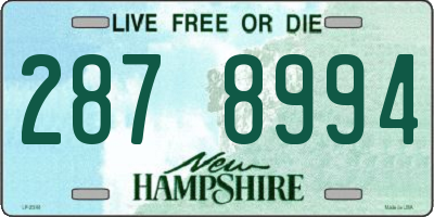 NH license plate 2878994