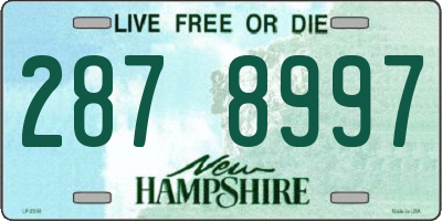 NH license plate 2878997