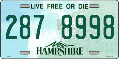NH license plate 2878998