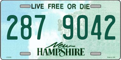 NH license plate 2879042