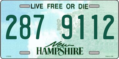 NH license plate 2879112