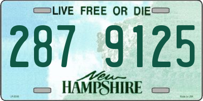NH license plate 2879125