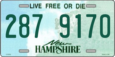 NH license plate 2879170