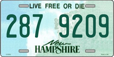 NH license plate 2879209