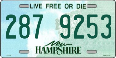 NH license plate 2879253