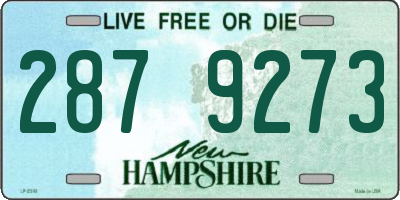 NH license plate 2879273