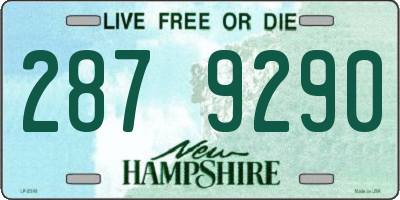 NH license plate 2879290
