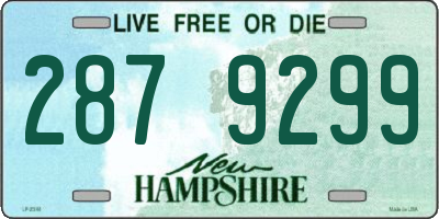 NH license plate 2879299