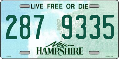 NH license plate 2879335