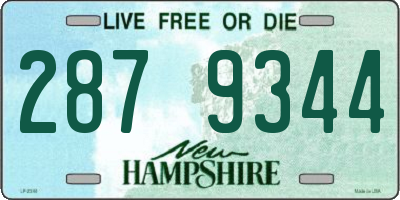 NH license plate 2879344