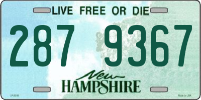 NH license plate 2879367