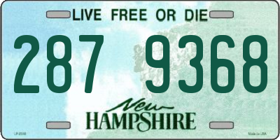 NH license plate 2879368