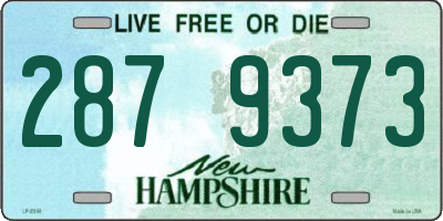 NH license plate 2879373