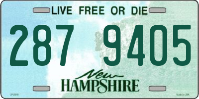 NH license plate 2879405