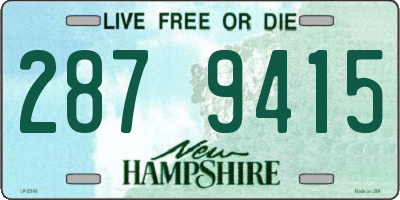 NH license plate 2879415