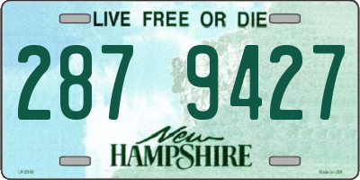NH license plate 2879427
