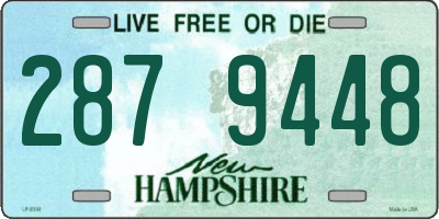 NH license plate 2879448