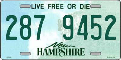 NH license plate 2879452