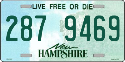 NH license plate 2879469