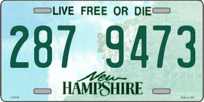 NH license plate 2879473