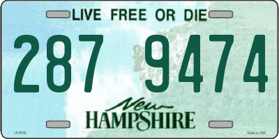 NH license plate 2879474