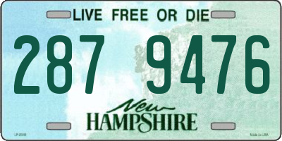 NH license plate 2879476