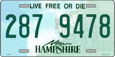 NH license plate 2879478