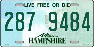 NH license plate 2879484