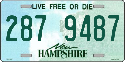 NH license plate 2879487