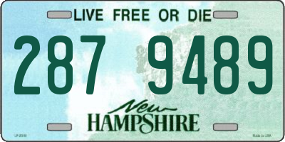 NH license plate 2879489