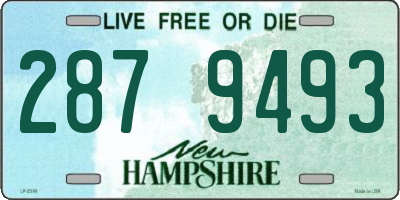 NH license plate 2879493