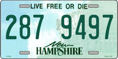 NH license plate 2879497