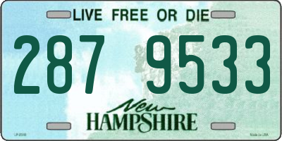 NH license plate 2879533
