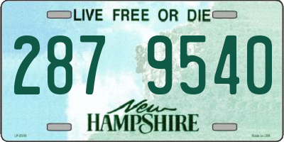 NH license plate 2879540