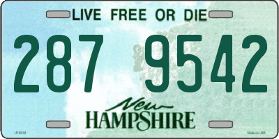 NH license plate 2879542