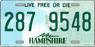 NH license plate 2879548
