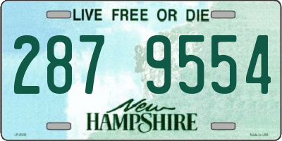NH license plate 2879554