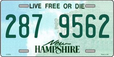 NH license plate 2879562