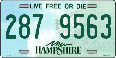 NH license plate 2879563
