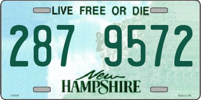 NH license plate 2879572