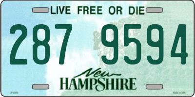 NH license plate 2879594