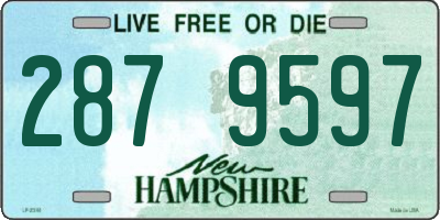 NH license plate 2879597