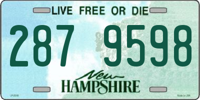 NH license plate 2879598
