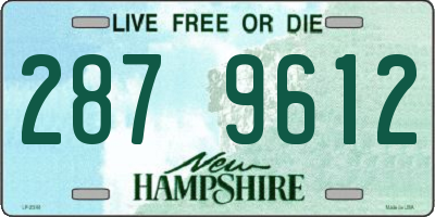 NH license plate 2879612