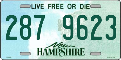 NH license plate 2879623