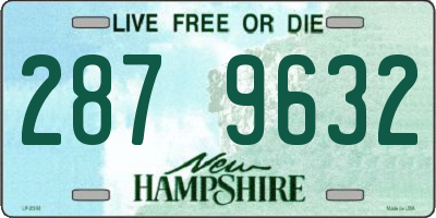 NH license plate 2879632