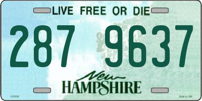NH license plate 2879637